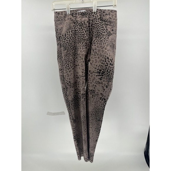 Gigi Moda Denim - Gigi Moda Made in Italy Leopard Print Pant Women's Size Small 28x28